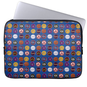 Retro frisdrankdop laptophoes, vintage popart laptop sleeve