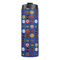 Retro frisdrankdop thermische tumbler, vintage pop