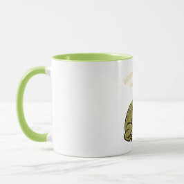 Retro Frog Bare Minimum Color Inside Mug Mok