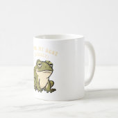 Retro Frog Minimal Effort White Mug Koffiemok (Voorkant rechts)
