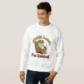 Retro Frog Relax Humor Men’s Sweatshirt (Voorkant volledig)