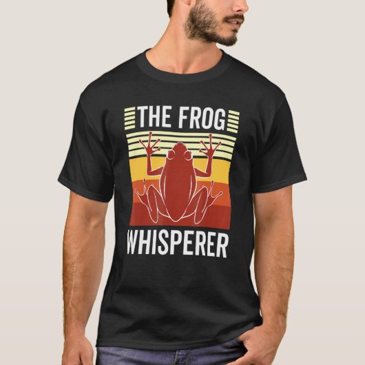 Retro Frog Whisperer T-shirt (Voorkant)