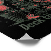 Retro From The Windows To The Walls Funny Raccoon  Poster (Hoek)