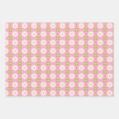 Retro fruit bloem patroon inpakpapier vel (Voorkant 2)