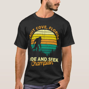 Retro Fruit Cove, Florida Grote voet Souvenir T-shirt