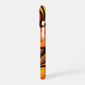 Retro Fruit Waves iPhone 16 Hoesje (Linkerkant)