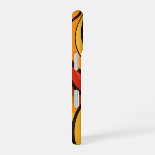 Retro Fruit Waves iPhone 16 Hoesje (Rechterkant)