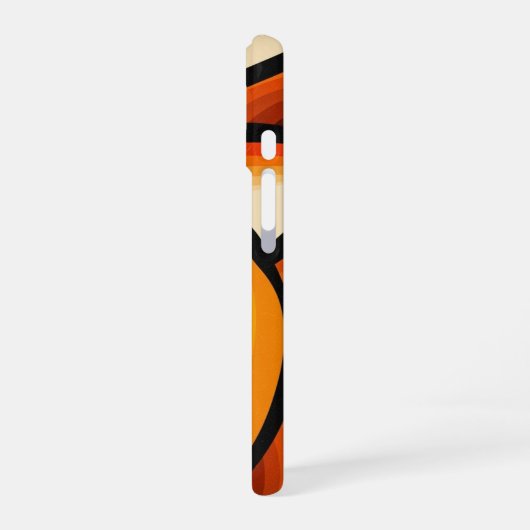 Retro Fruit Waves iPhone 16 Hoesje (Linkerkant)