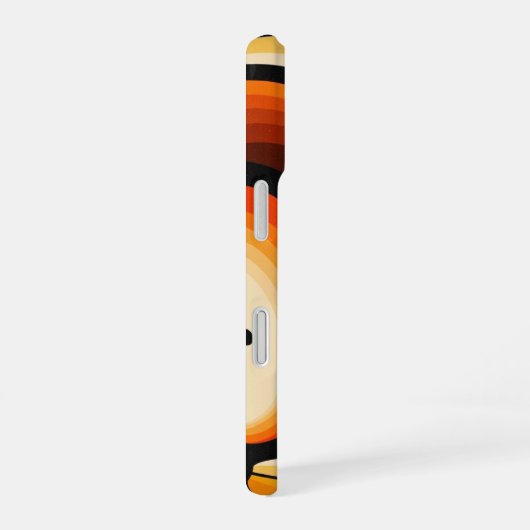 Retro Fruit Waves iPhone 16 Hoesje (Rechterkant)