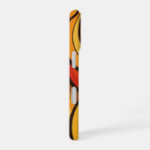 Retro Fruitgolven iPhone 16 Hoesje (Rechterkant)