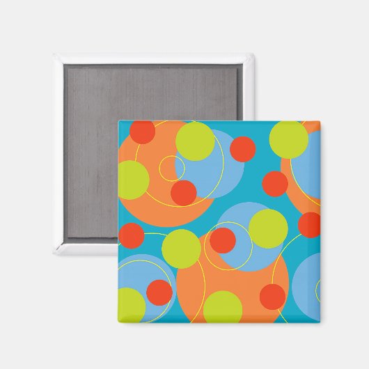 Retro Fruity Magnet (Voorkant / Achterkant)