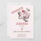  Retro Fun 50s Kinderen Verjaardagsfeest Kaart (Voorkant)