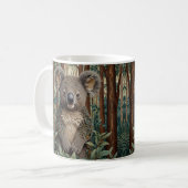Retro fun boho bos Koala Beer Koffiemok (Voorkant links)