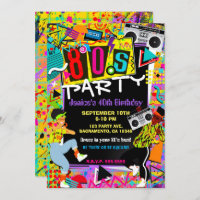 Retro Fun Bright 80's Party Mensen Verjaardag