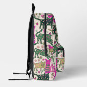Retro Fun Cat Design Bedrukte Rugzak (Links)