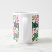 Retro Fun Cat Design Grote Koffiekop (Achterkant)