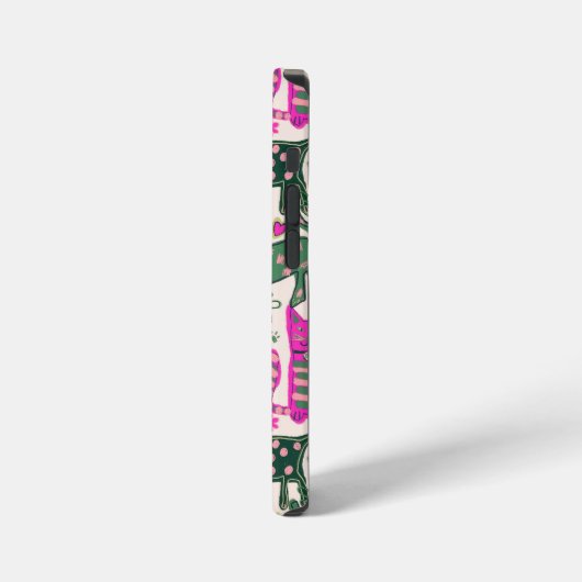 Retro Fun Cat Design iPhone Hoesje (Linkerkant)