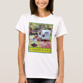 Retro Fun en Vibe Camper Trailer T-shirt (Voorkant)