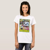 Retro Fun en Vibe Camper Trailer T-shirt (Voorkant volledig)