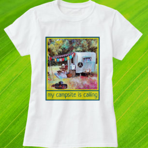 Retro Fun en  Vibe Camper Trailer T-shirt
