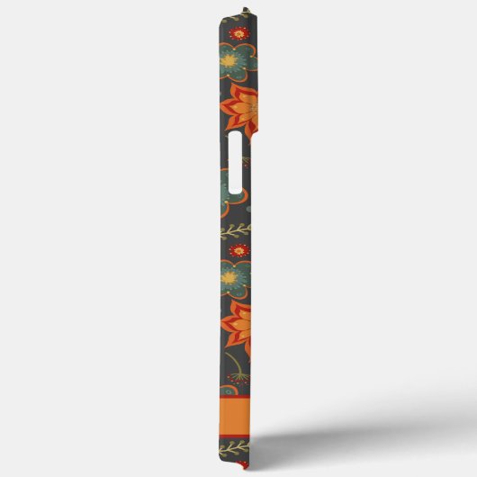 Retro  Fun Floral Dragonfly Aangepaste naam Case-Mate iPhone Case (Achterkant / Rechts)