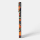 Retro Fun Floral Dragonfly Aangepaste naam iPhone Hoesje (Linkerkant)