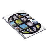 Retro Fun Foto's Wereldbol Notitieboek (Rechterzijde)