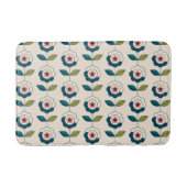 Retro Fun Garden Flower Pattern Badmat (Voorkant)