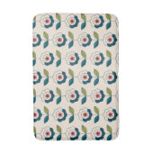 Retro Fun Garden Flower Pattern Badmat (Voorkant Verticaal)