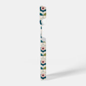 Retro Fun Garden Flower Pattern iPhone Hoesje (Linkerkant)