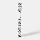 Retro Fun Garden Flower Pattern iPhone Hoesje (Rechterkant)