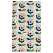 Retro Fun Garden Flower Pattern Klein Cadeauzakje (Voorkant)