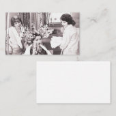 Retro Fun Hair Salon Afsprakenkaartje (Voorkant / Achterkant)