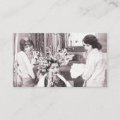 Retro Fun Hair Salon Afsprakenkaartje (Voorkant)