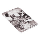 Retro Fun Hair Salon Magneet (Rechterzijde)