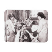 Retro Fun Hair Salon Magneet (Horizontaal)