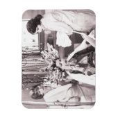 Retro Fun Hair Salon Magneet (Verticaal)