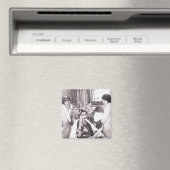 Retro Fun Hair Salon Magneet (Insitu (Vaatwasser))