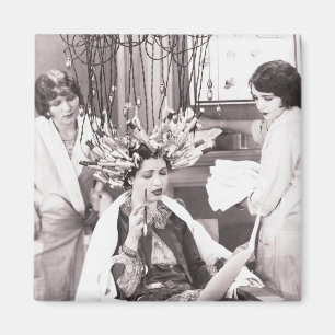 Retro Fun Hair Salon Magneet