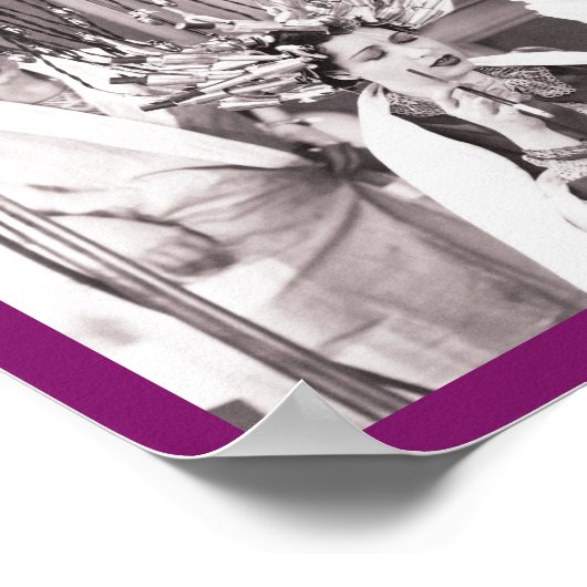 Retro Fun Hair Salon Poster (Hoek)