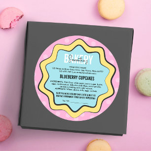 Retro Fun jaren '80 Nostalgie Home Keuken Cottage  Ronde Sticker