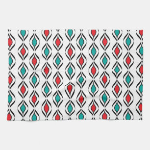 Retro Fun Pattern Theedoek