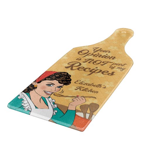 Retro Fun Recept Keuken Snijplank (Hoek)