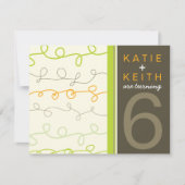 Retro Fun Scribbles Twins Kids Birthday Uitnodigin Kaart (Voorkant)