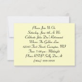 Retro Fun - uitnodiging voor grote partijen (Achterkant)