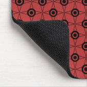 Retro Funk Geometric Mousepad, Red Muismat (Hoek)