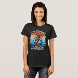 Retro Funk Vibe Dansende Jongens Muziek T-shirt