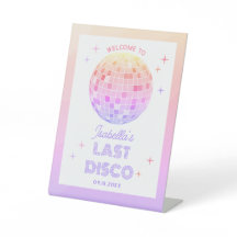 Retro Funky 70s Pink Disco Ball Bachelorette Party