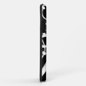 Retro Funky Black en White Design Case-Mate iPhone Case (Achterkant/rechts)