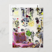 retro funky briefkaart (Voorkant / Achterkant)